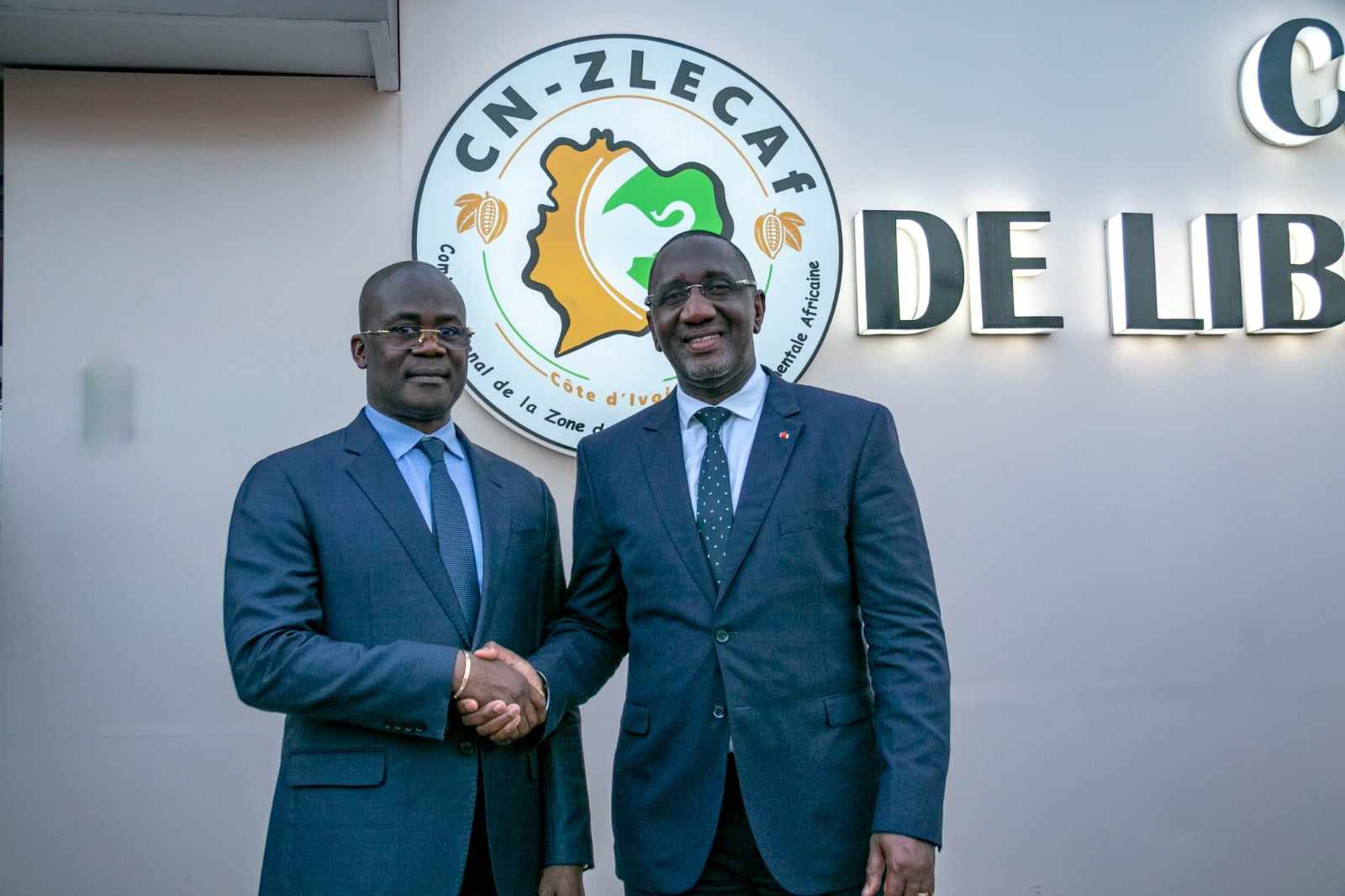 CN-ZLECAf : le Ministre Souleymane Diarrassouba présente l’expérience ivoirienne au Ministre du Commerce extérieur de la RDC